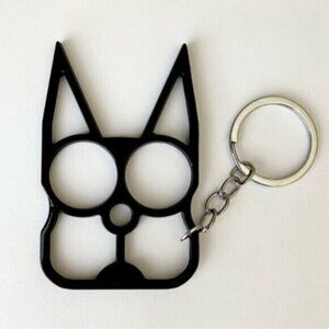 Black Cat Self Defense Keychain